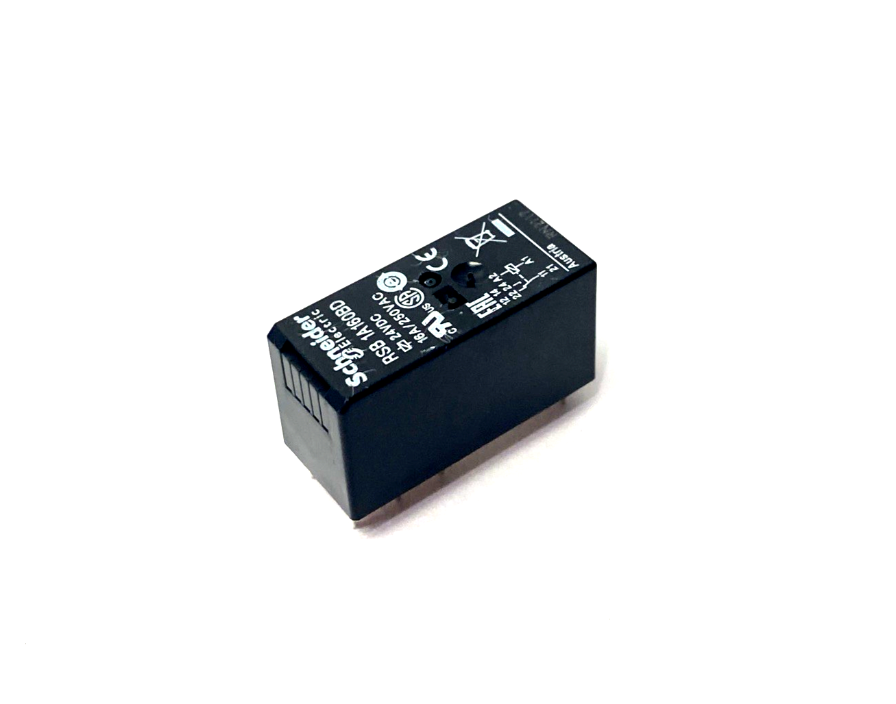 Schneider Electric RSB1A160BD Plug-In Relay 16A, 1CO, 24VDC 250VAC - Maverick Industrial Sales