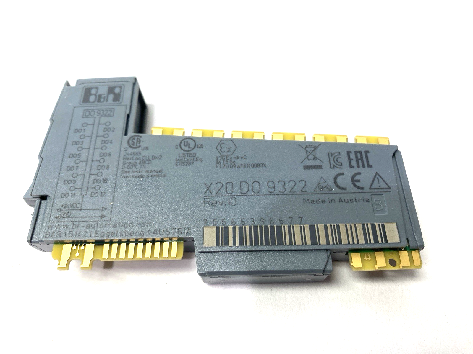 X20DO9322 | B&R Automation Rev. I0 Digital Output Module 12-Digital Outputs - New – Open box - Maverick Industrial Sales
