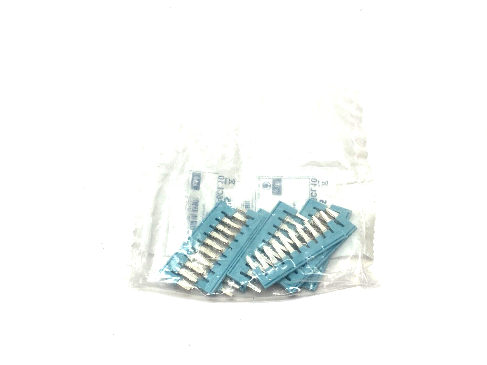 Siemens 8WH9020-6CL10 Plug-In Bridge Jumper Bar 10-Pole 6mm Space PKG OF 10 - Maverick Industrial Sales