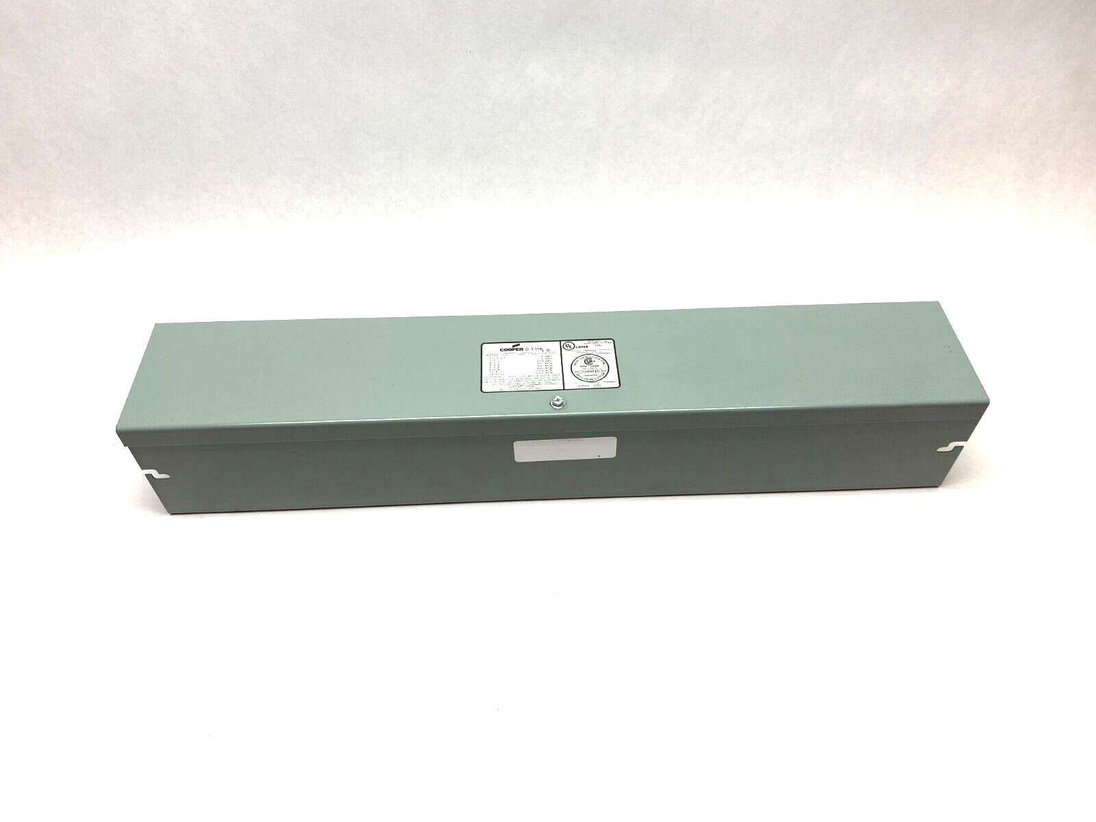 Cooper B-Line 4424HSNK Straight Lay-In Wireway Section 4" x 4" x 24" Gray - Maverick Industrial Sales
