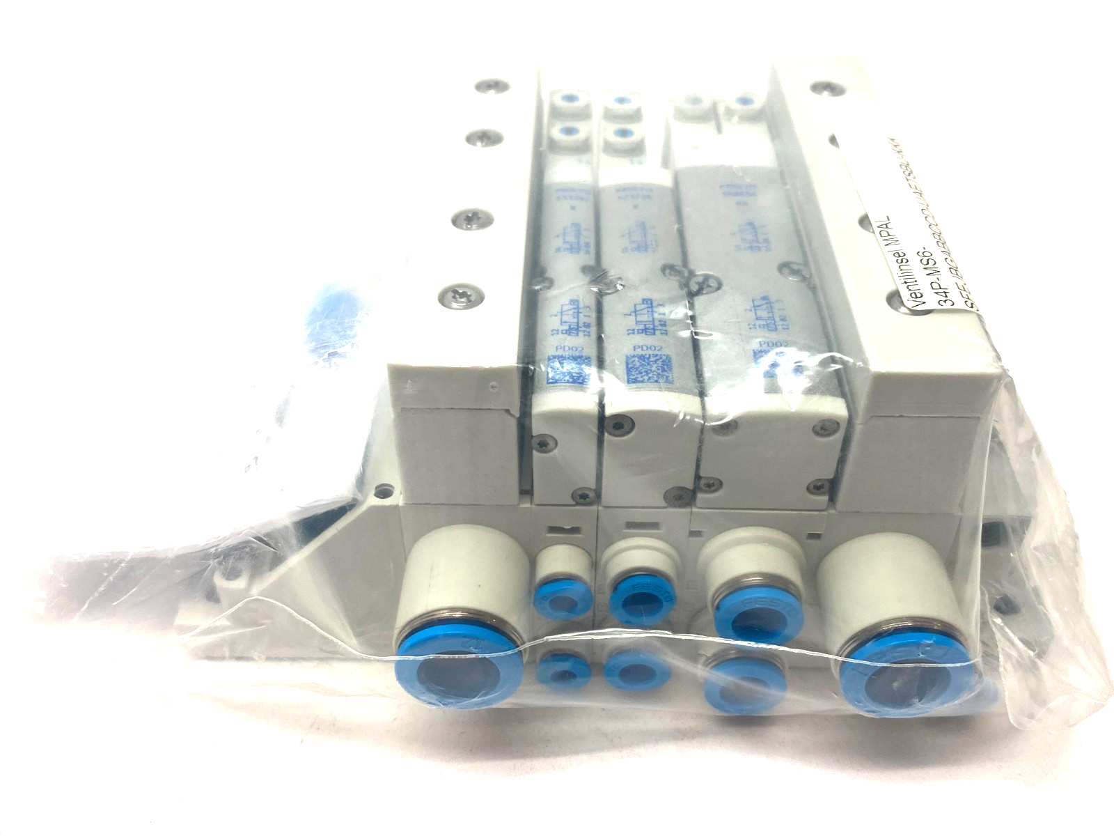 Festo 34P-MS6-SFEJBGABBCCD-UAETSBU-3K Configured Valve Manifold 569926 - Maverick Industrial Sales