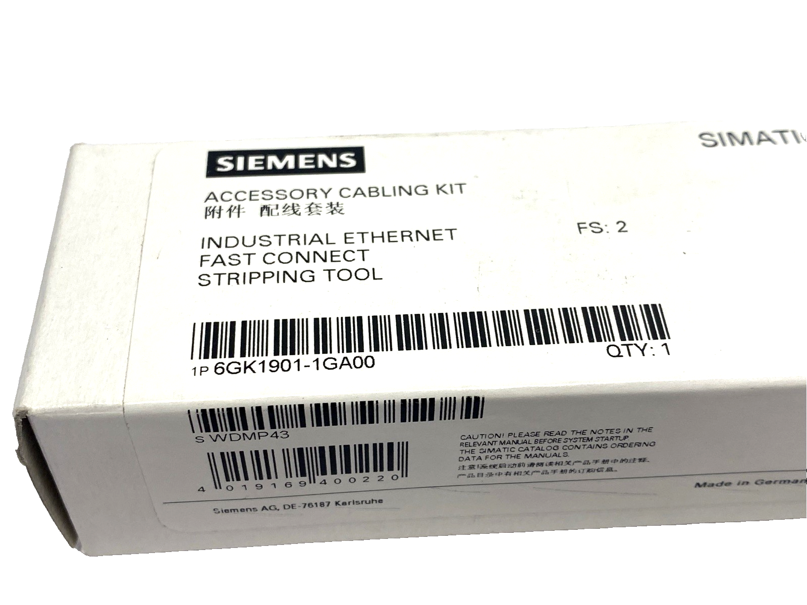 Siemens 6GK1901-1GA00 Industrial Ethernet Fast Connect Stripping Tool - Maverick Industrial Sales