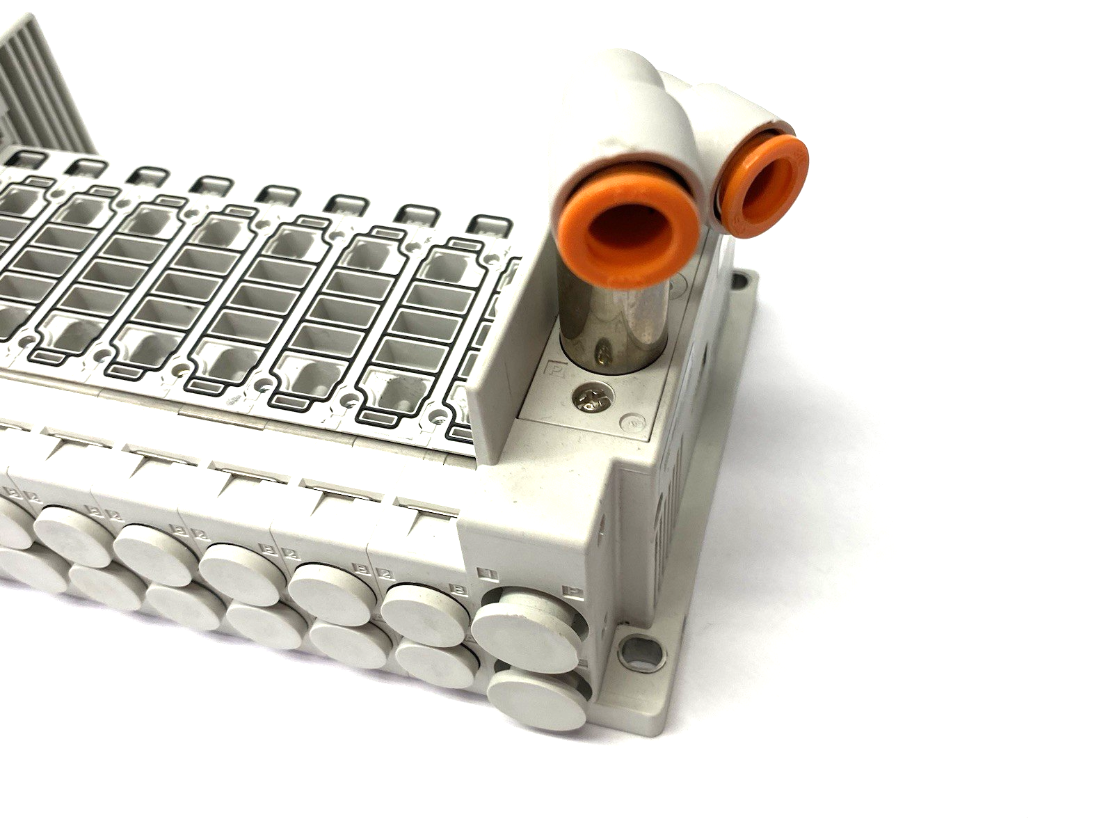 SMC SS5Y5-12F1-09B-N 9-Station Pneumatic Manifold Assembly Unit - Maverick Industrial Sales