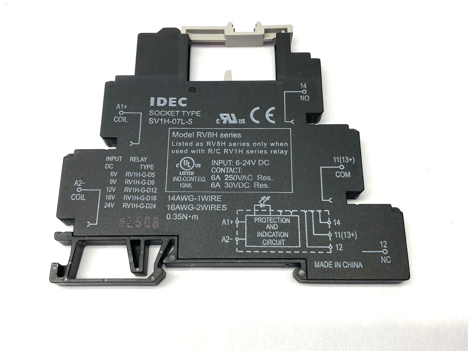Idec SV1H-07L-5 Socket Type Interface Relay LOT OF 3 - Maverick Industrial Sales