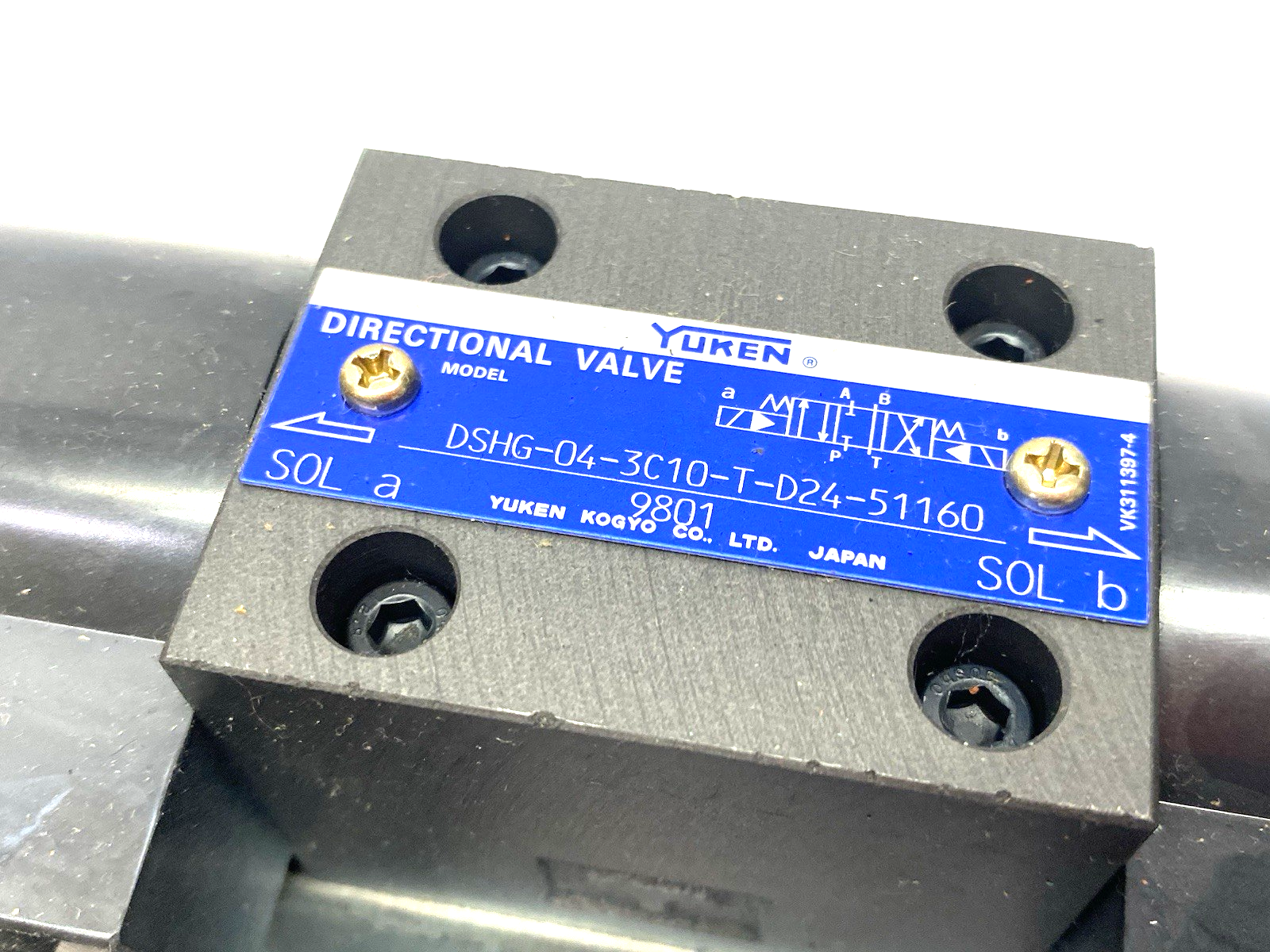 Yuken DSHG-04-3C10-T-D24-51160 Pilot Operated Directional Control Valve - Maverick Industrial Sales