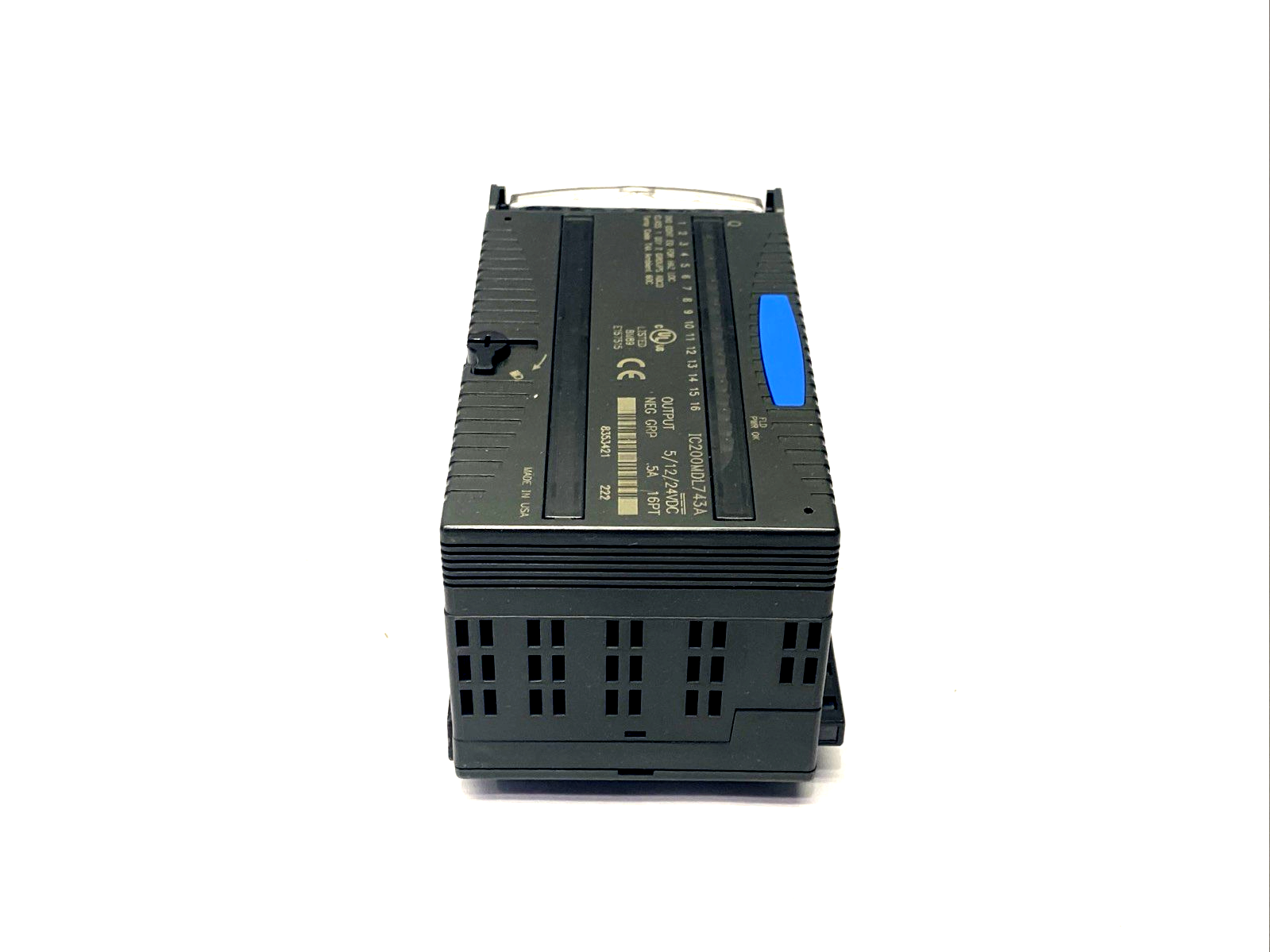 IC200MDL743A | GE Fanuc VersaMax Output Module 0.5A 16PT - Used - Maverick Industrial Sales
