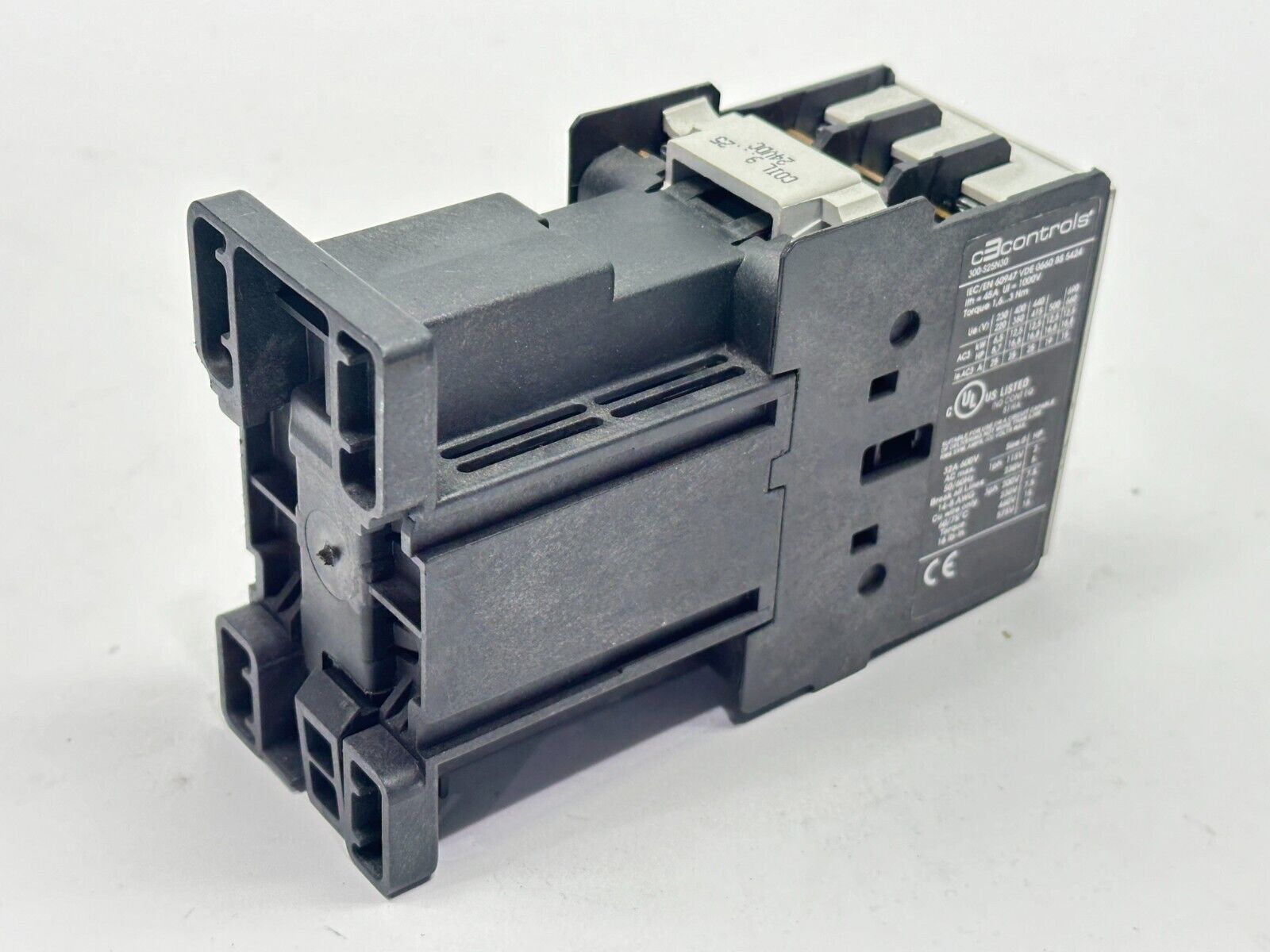 C3 Controls 300-S25N30ZC01 Contactor 32A 600V 24VDC Coil - Maverick Industrial Sales