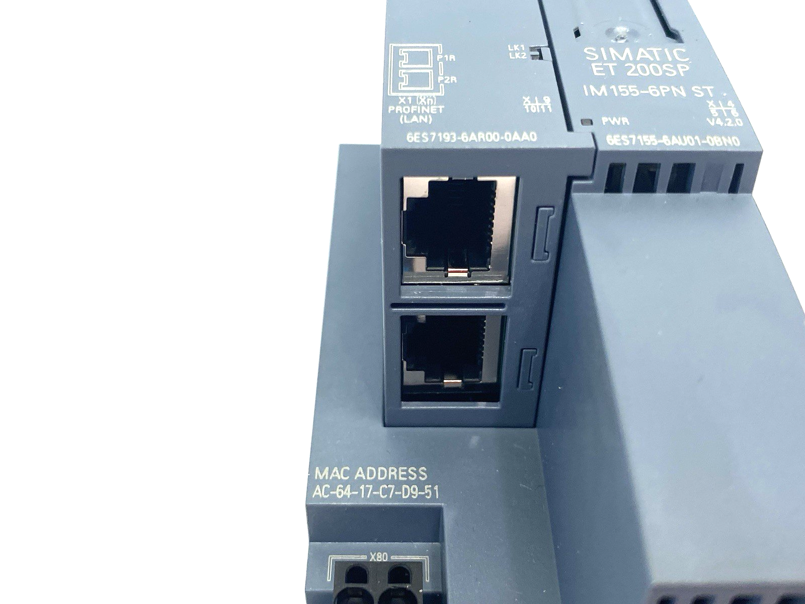 6ES7155-6AU01-0BN0 | Siemens SIMATIC ET 200SP Interface Mod. w/ 6ES7193-6AR00-0AA0 - Used - Maverick Industrial Sales