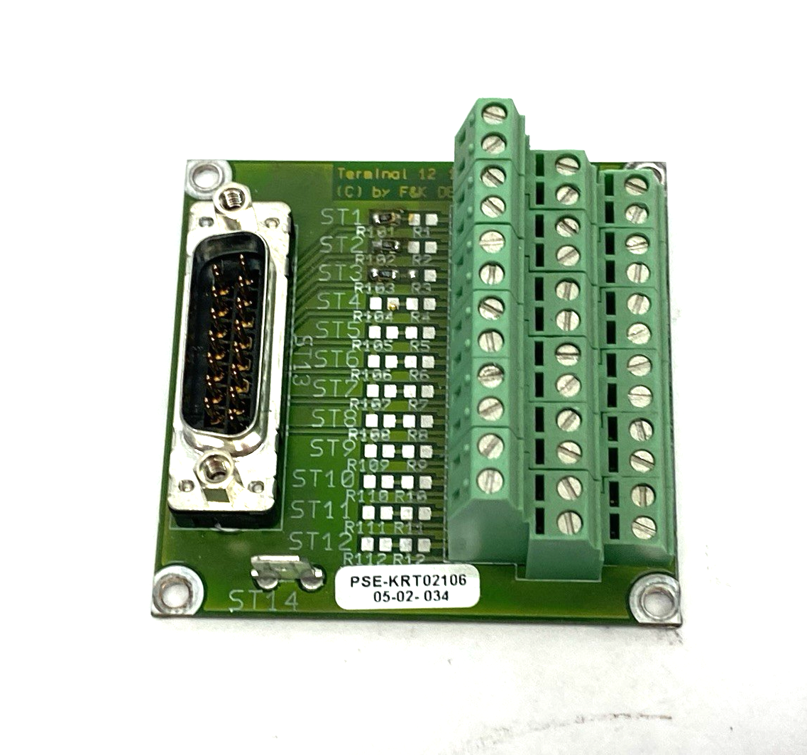 F&K Delvotec PSE-KRT02106 Breakout Amplifier Board, Terminal 12 1178 - Maverick Industrial Sales