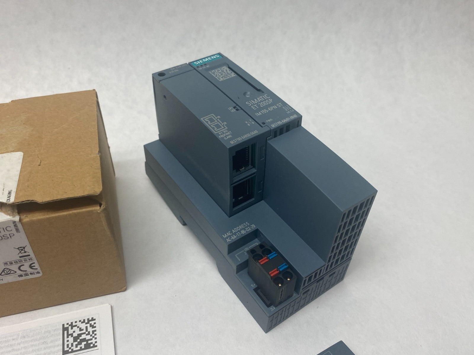 Siemens 6ES7 155-6AA01-0BN0 SIMATIC ET 200SP Interface Module, IM155-6PN ST - Maverick Industrial Sales