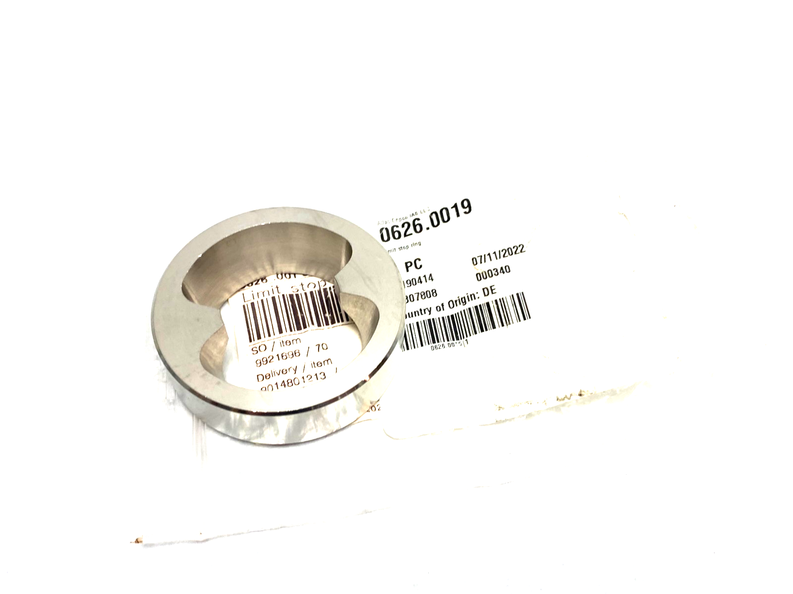 0626.0019 | Atlas Copco Limit Stop Ring - New Other - Maverick Industrial Sales