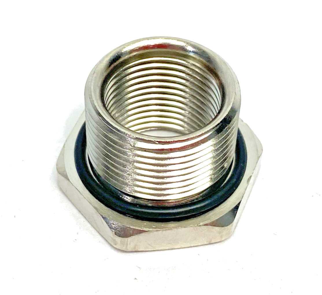 HLS R1.25.20.N.NT-M25xM20 Thread Reducer Fitting, Nickel Plated Brass - Maverick Industrial Sales