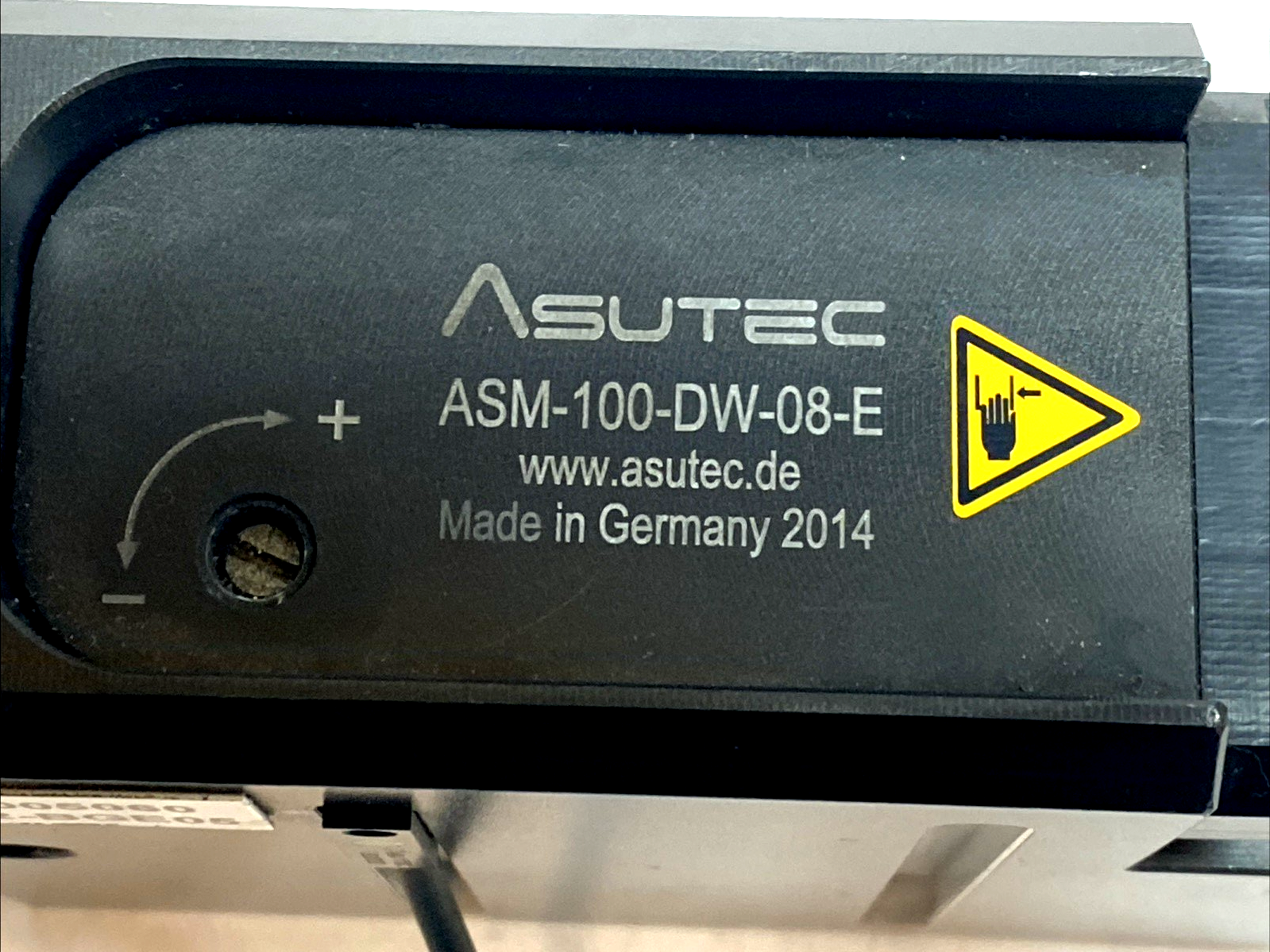 ASUTEC ASM-100-DW-08-E Pneumatic Stop Module Double Acting 18mm 100kg Damping - Maverick Industrial Sales
