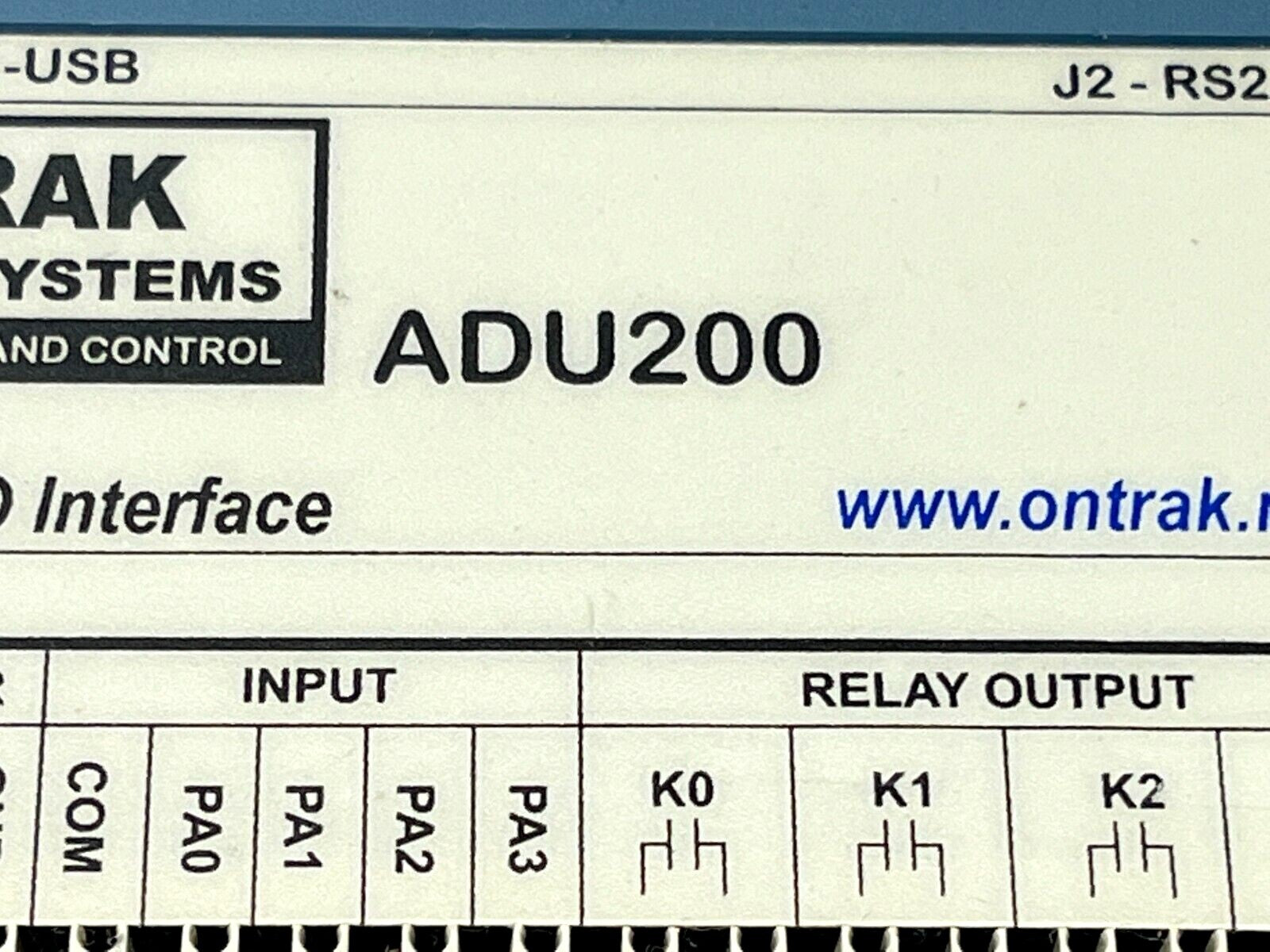 Ontrak Control Systems ADU200 USB Relay Interface I/O - Maverick Industrial Sales