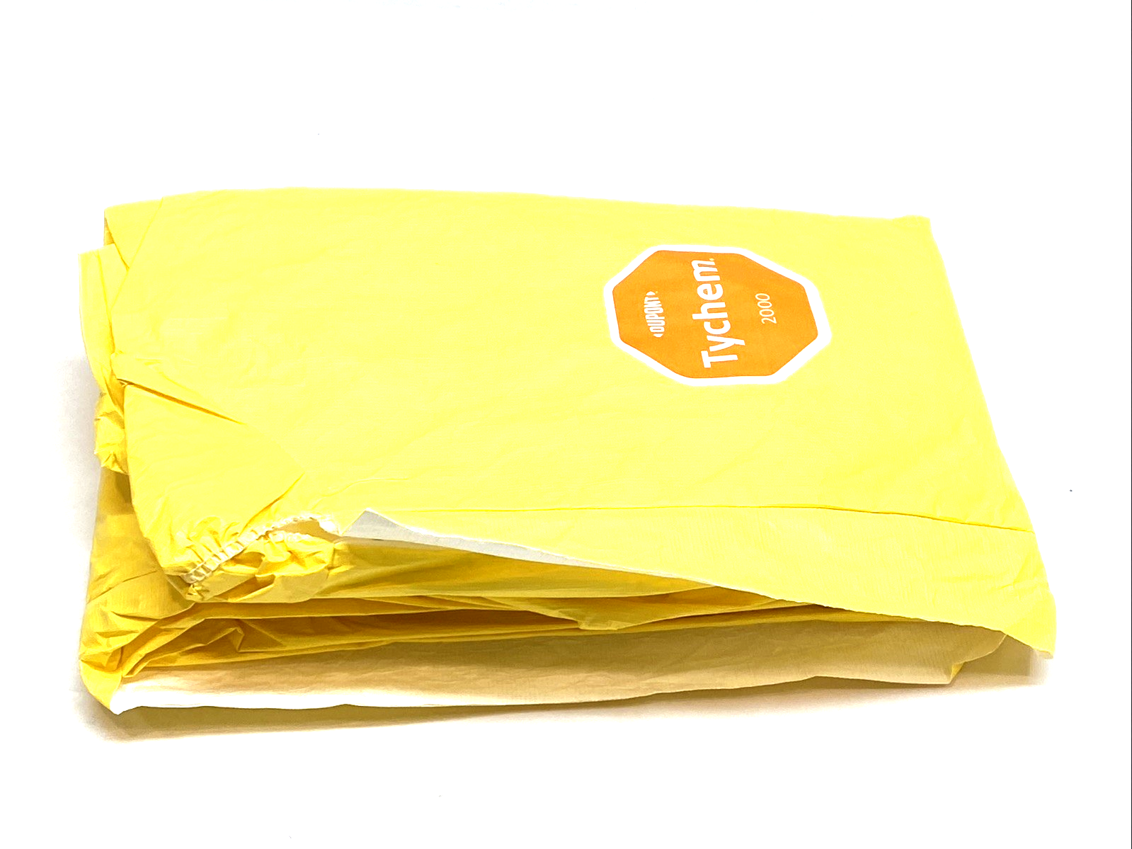 QC127SYLXL001200 | DuPont Tychem 2000 Coverall XL Yellow Attached Hood LOT OF 4 - New - Maverick Industrial Sales