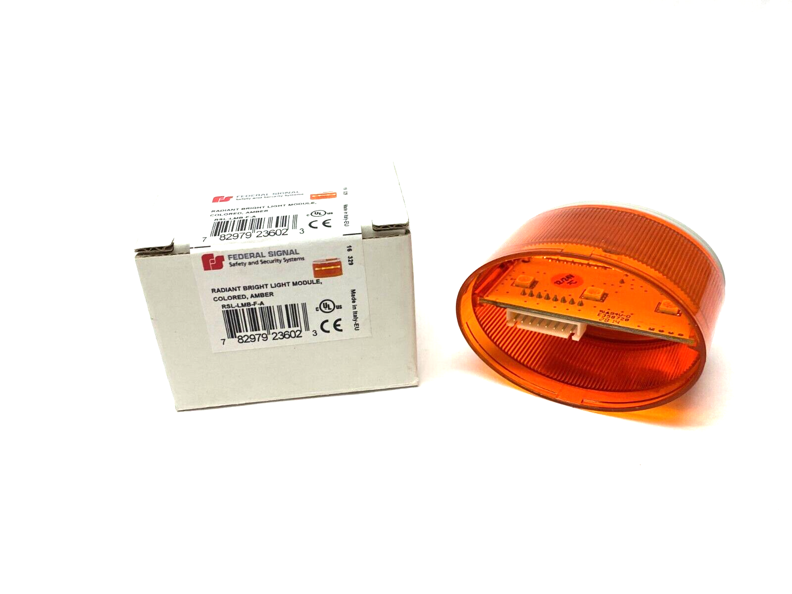 Federal Signal RSL-LMB-F-A Radiant Steady Bright Stack Light Module Amber - New – Open box - Maverick Industrial Sales