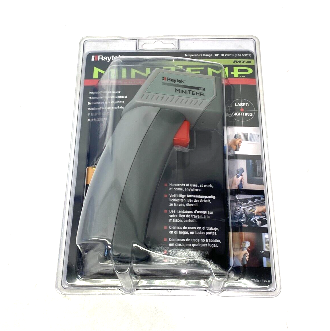 Raytek MT4 MiniTemp Non-Contact Infrared Laser Thermometer Gun 0-500°F - Maverick Industrial Sales