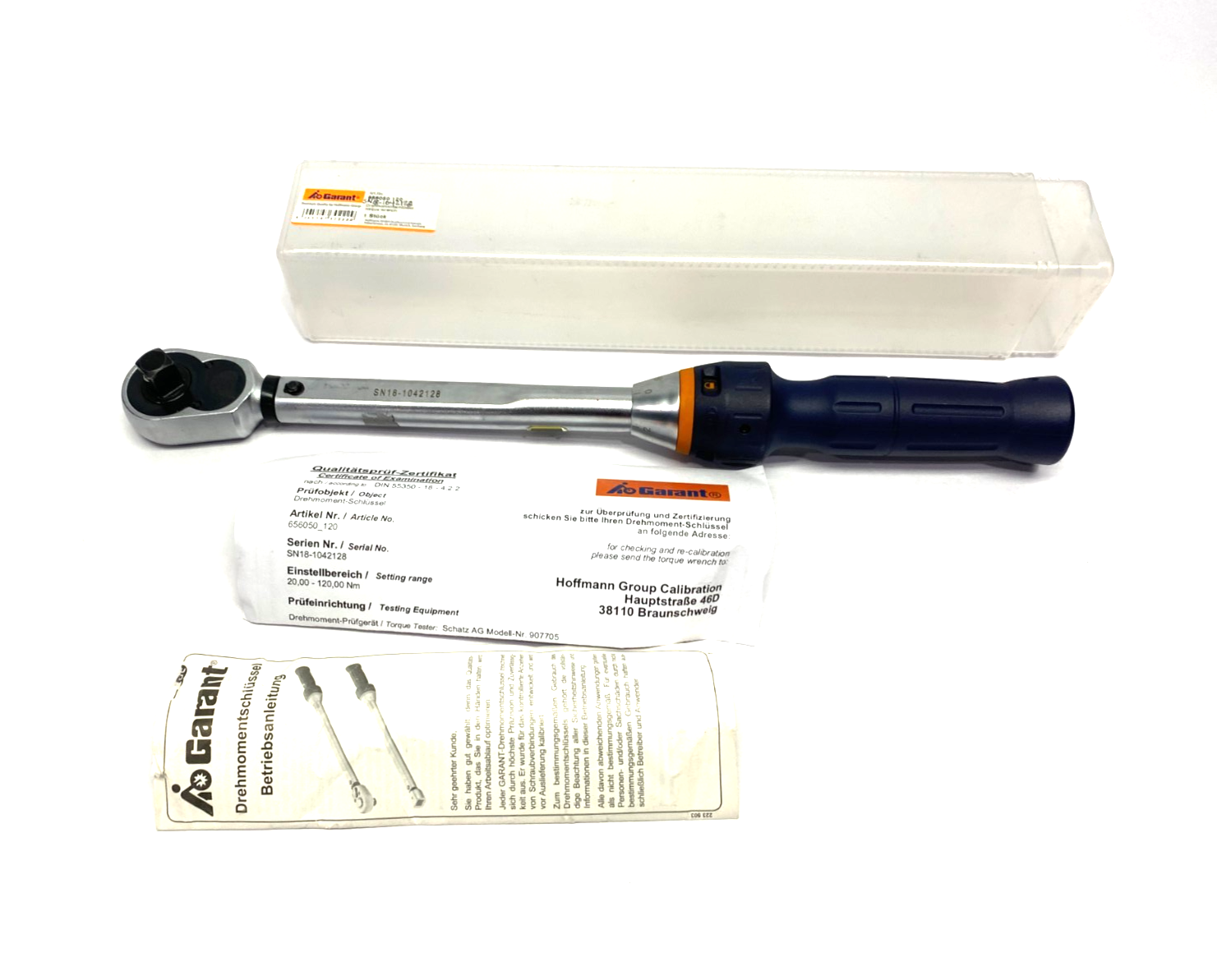Garant 656050-120 Automatic Triggering Torque Wrench w Setting Scale 65 6050-120 - Maverick Industrial Sales