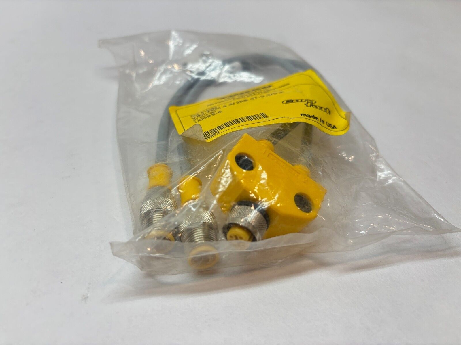 Turck VB2-FKM 4.4/2RS4 T-0.3/0.3 Eurofast Cordset Splitter, M12, U0095-6 - Maverick Industrial Sales