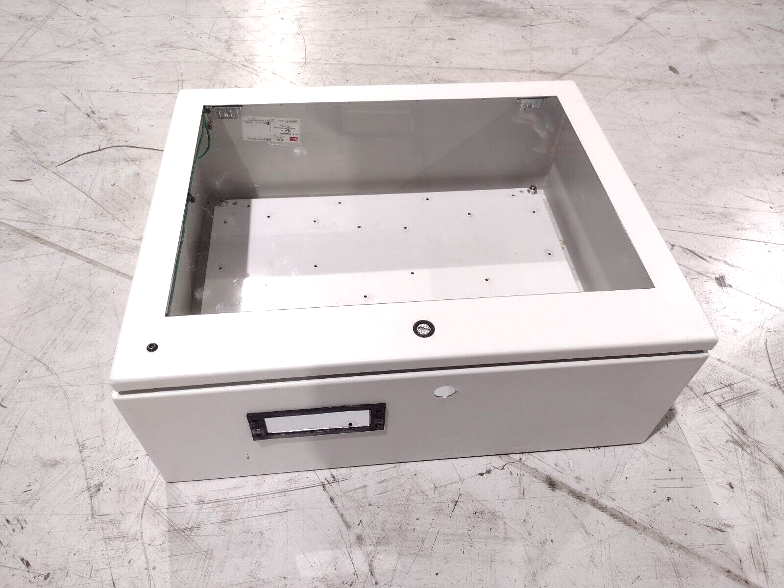 Hoffman CSD24208WLG Concept Window-Door Enclosure,  Steel - Maverick Industrial Sales