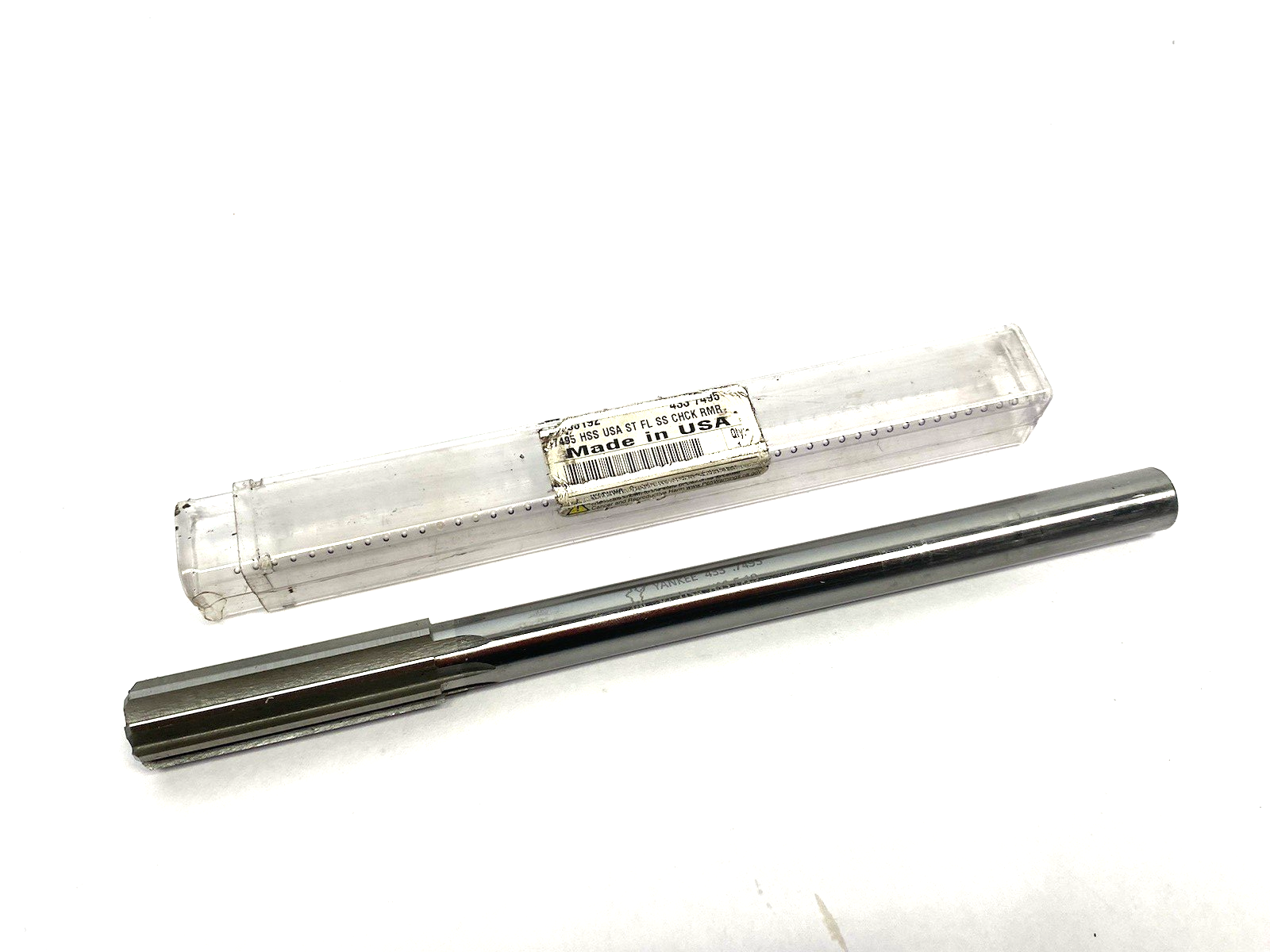 433-.7495 | Yankee HSS Chucking Reamer 8-Flutes 9-1/2" OAL - Used - Maverick Industrial Sales