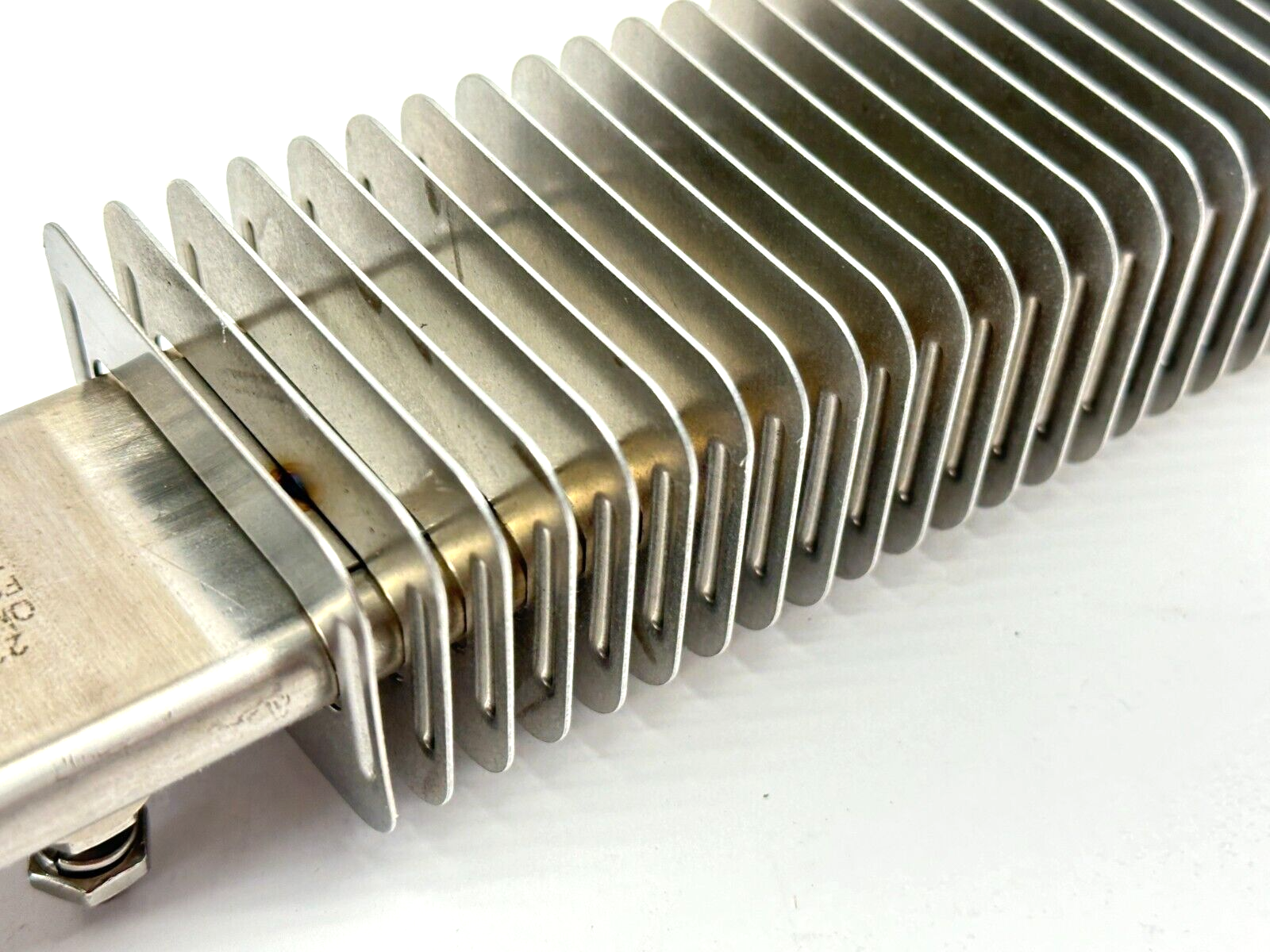 Omegalux FSH-105-120V Finned SS Strip Heater Diagonal Terminals 800 Degrees - Maverick Industrial Sales