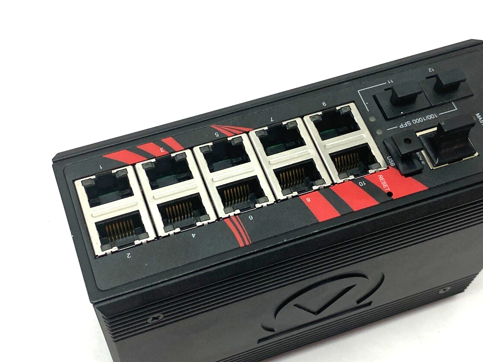 Antaira LMX-1202G-SFP Gigabit Light Layer 3 Managed Ethernet Switch 12-Port - Maverick Industrial Sales