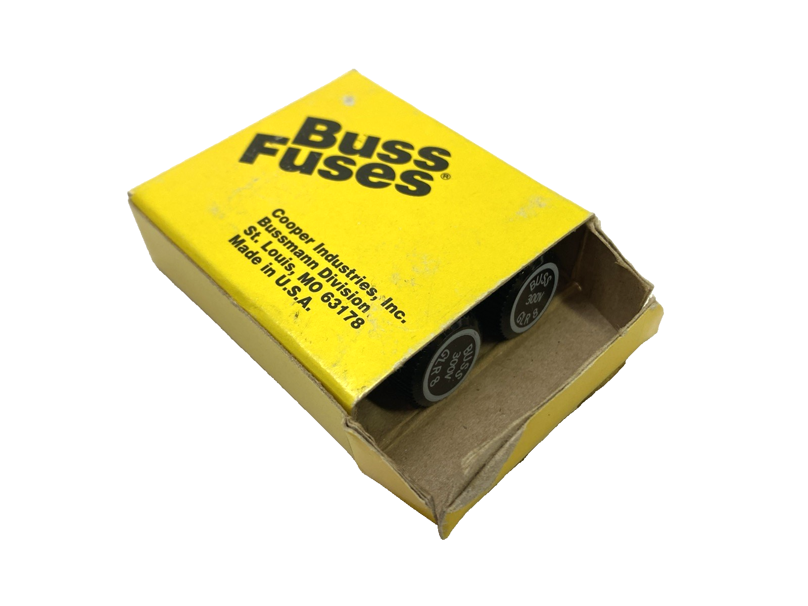 Cooper Bussmann GLR-8 Miniature Fast-Acting Fuse 8A 300VAC LOT OF 5 - Maverick Industrial Sales