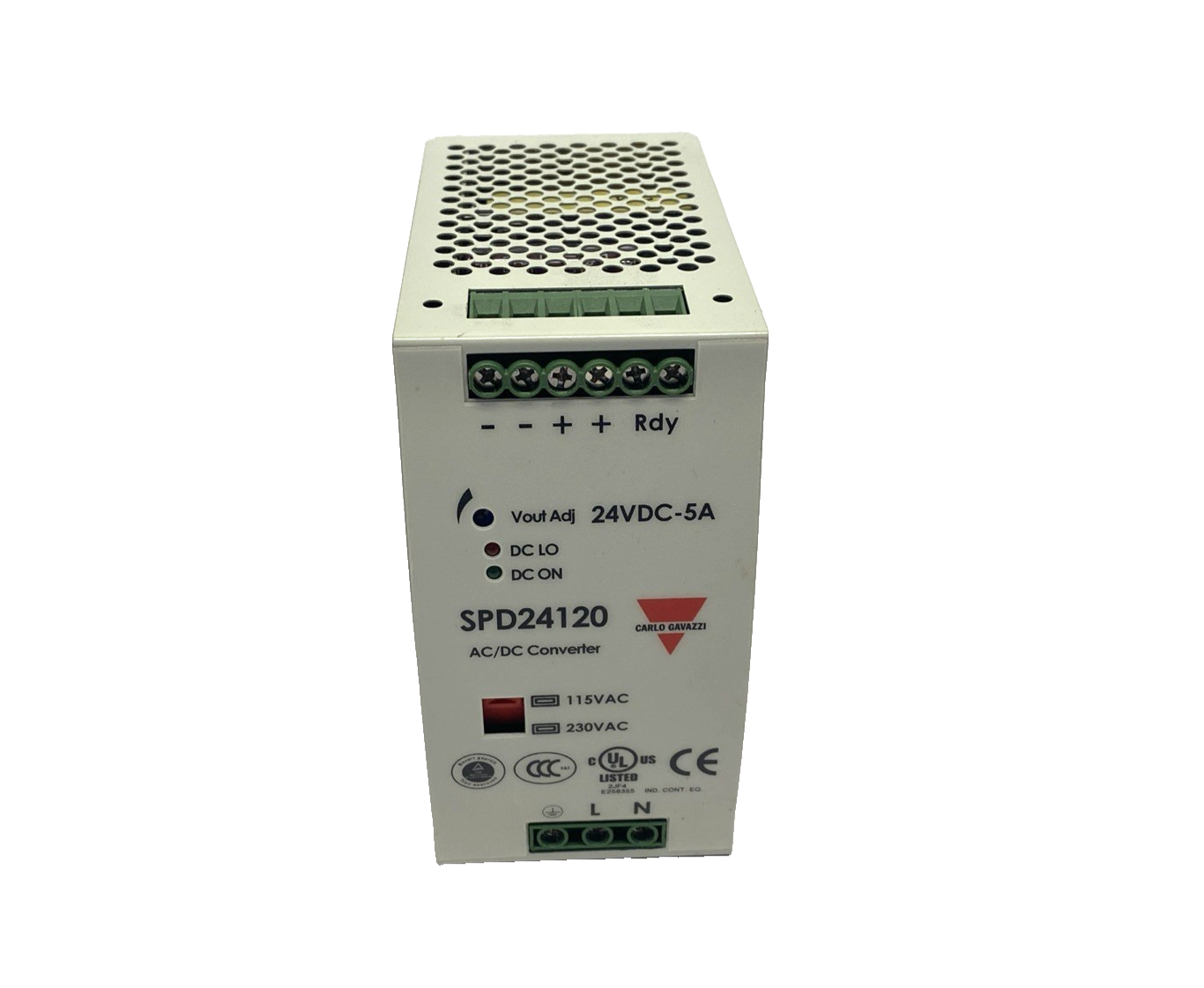 SPD241201 | Carlo Gavazzi Power Supply 115/230VAC 24VDC 120W SPD24120 - Used - Maverick Industrial Sales