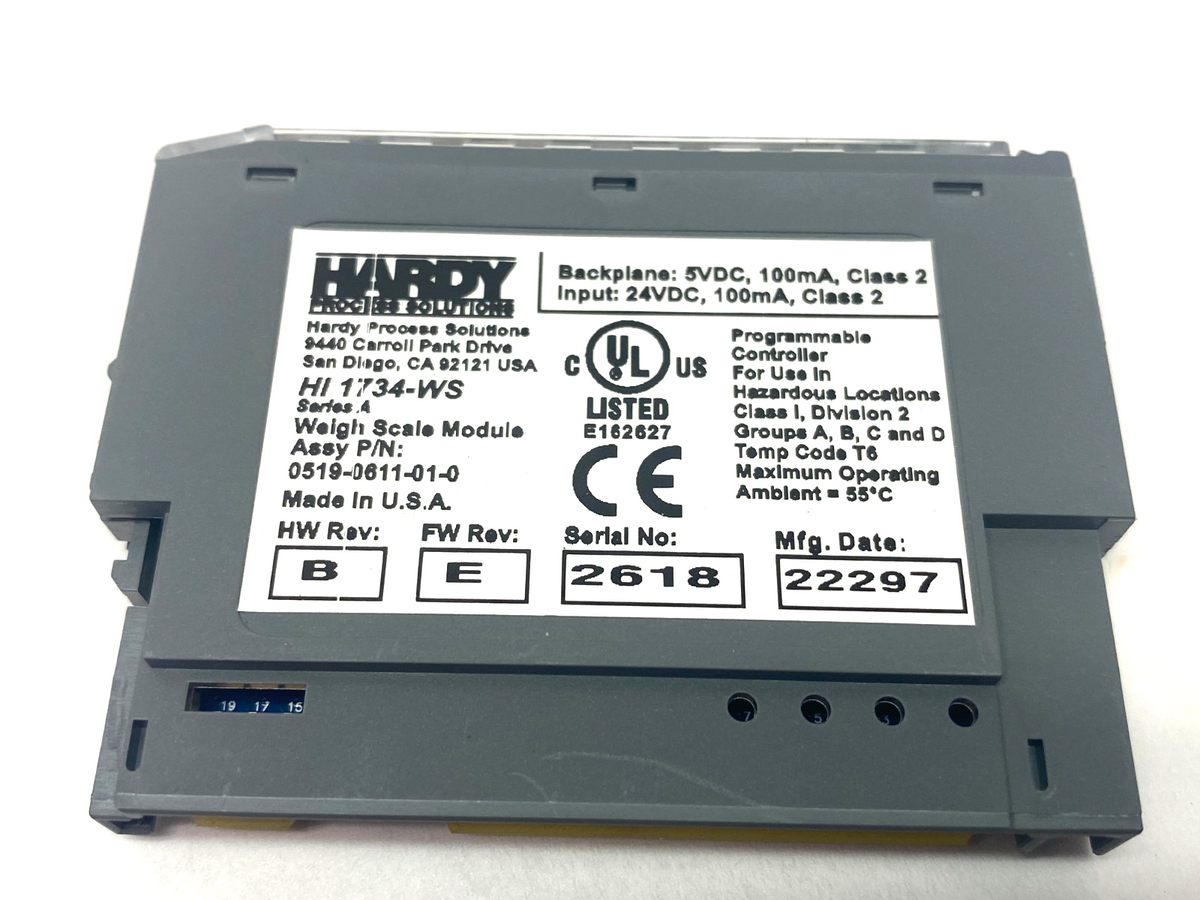 バイイーページ Hardy HI1734-WS Series A Point I/O Weigh Scale Module