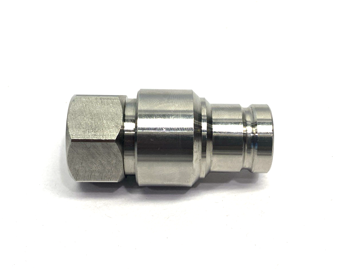 CEJN 103666414 DN10 SS Flat Face Quick Coupling Male Nipple 3/8" NPT 10 366 6414 - Maverick Industrial Sales