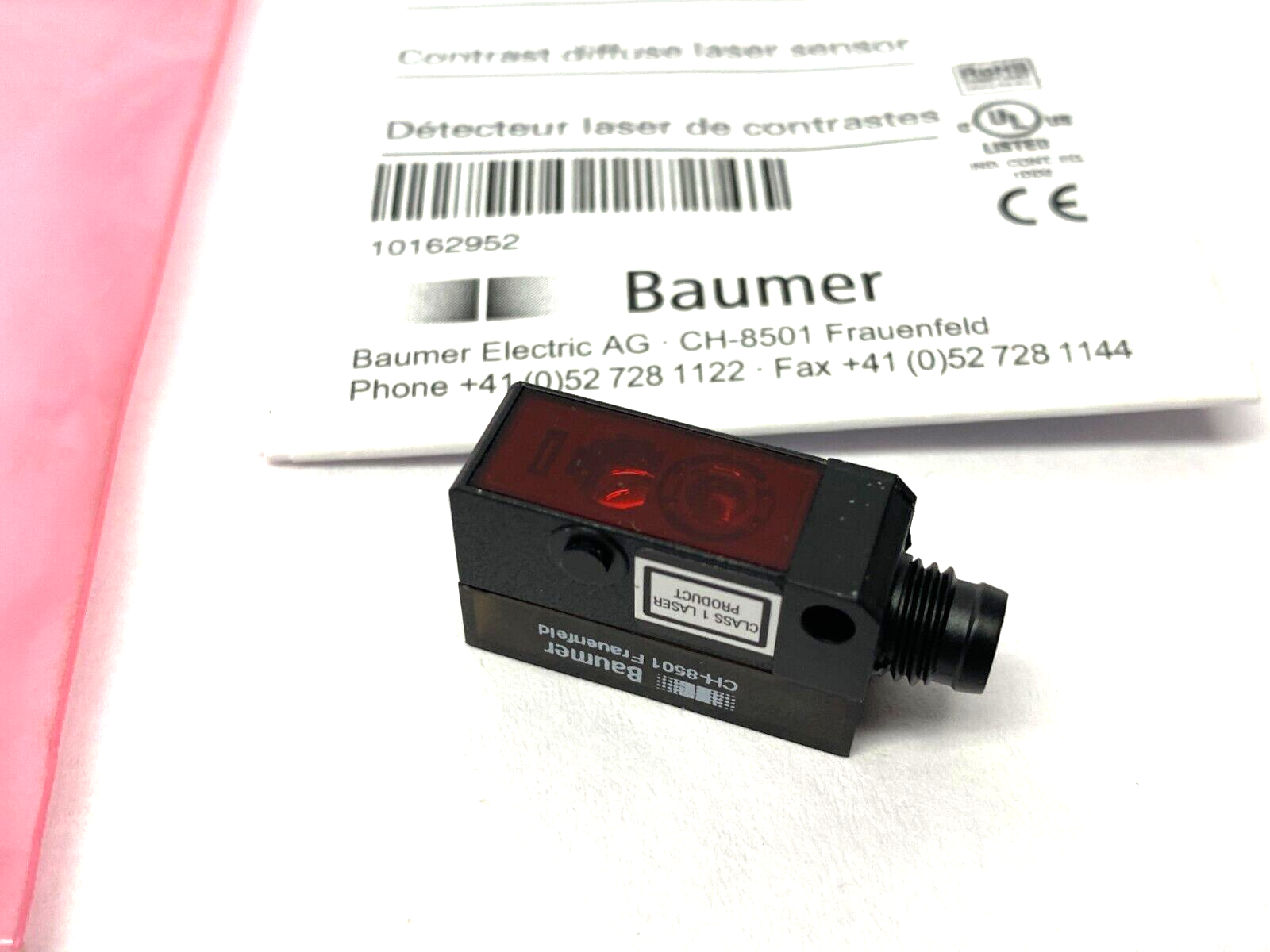 Baumer OZDK 10N5150/S35A Miniature Diffuse Contrast Sensor 3~150mm 10162952 - Maverick Industrial Sales