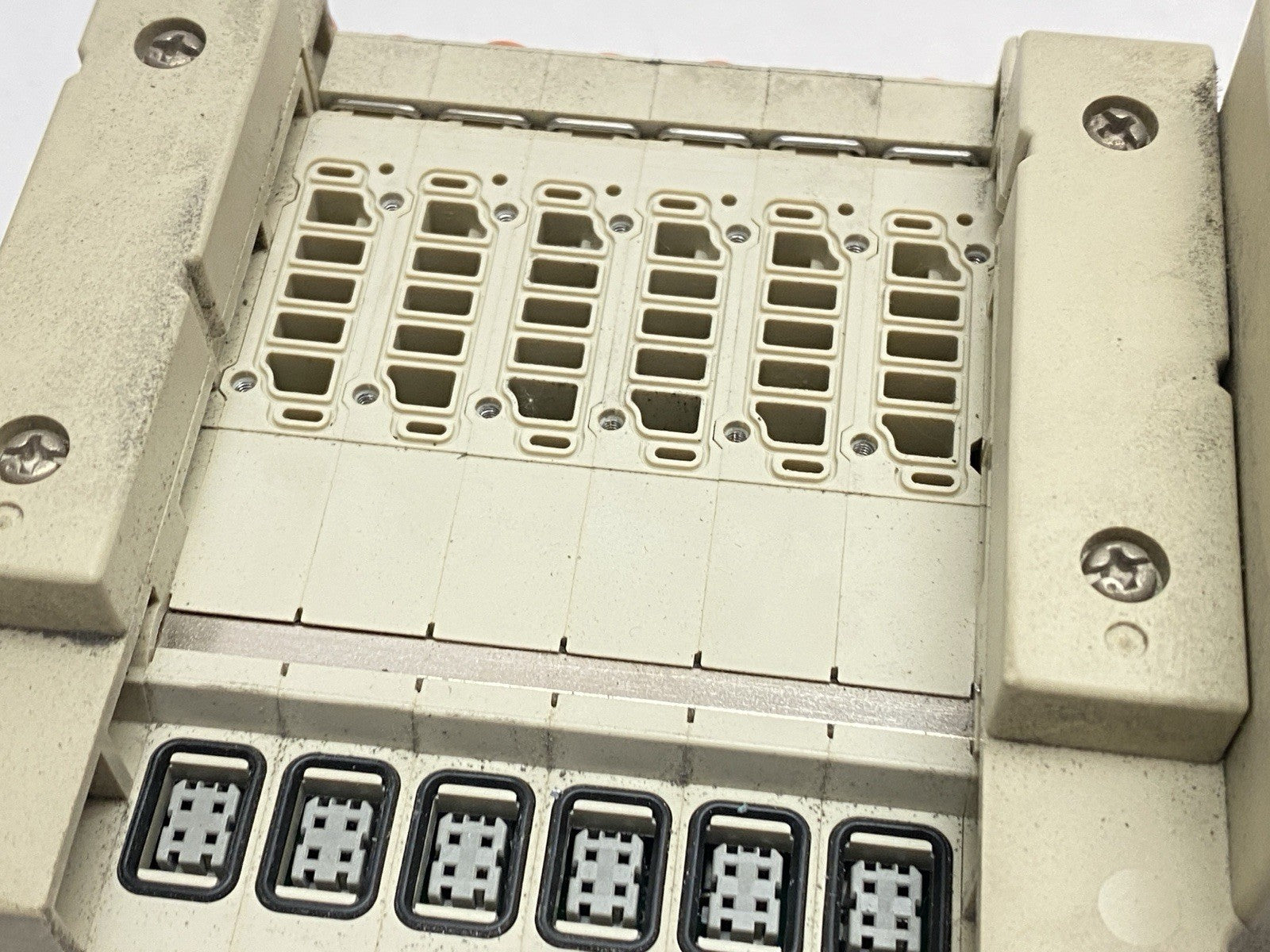 SMC 10-SS5V1-W10S0D-06U-N3 Pneumatic Manifold Assembly 6-Station - Maverick Industrial Sales
