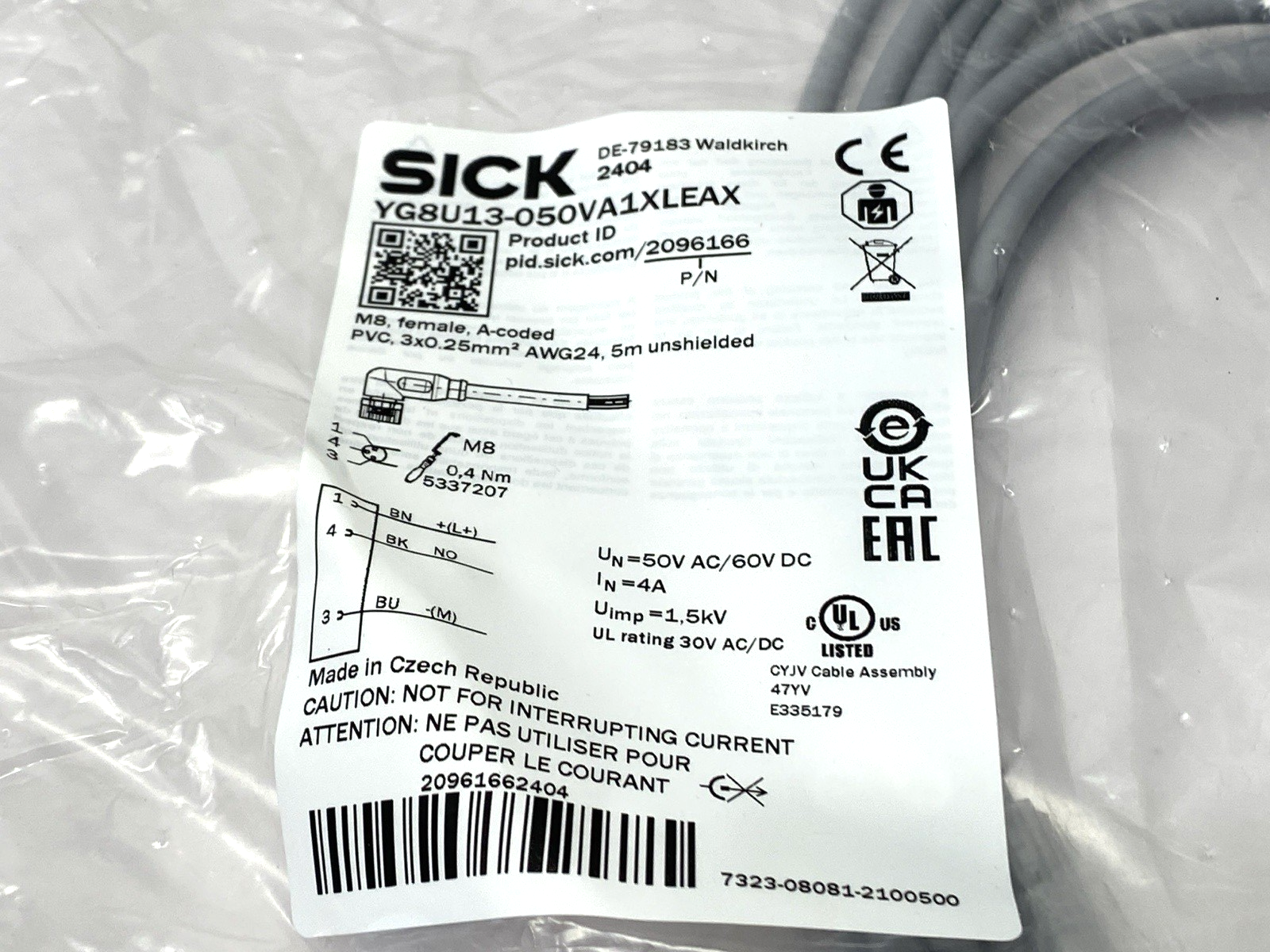 Balluff BESM12MD-PSC40B-BP02-003 Inductive Sensor BES00E5 - Maverick Industrial Sales