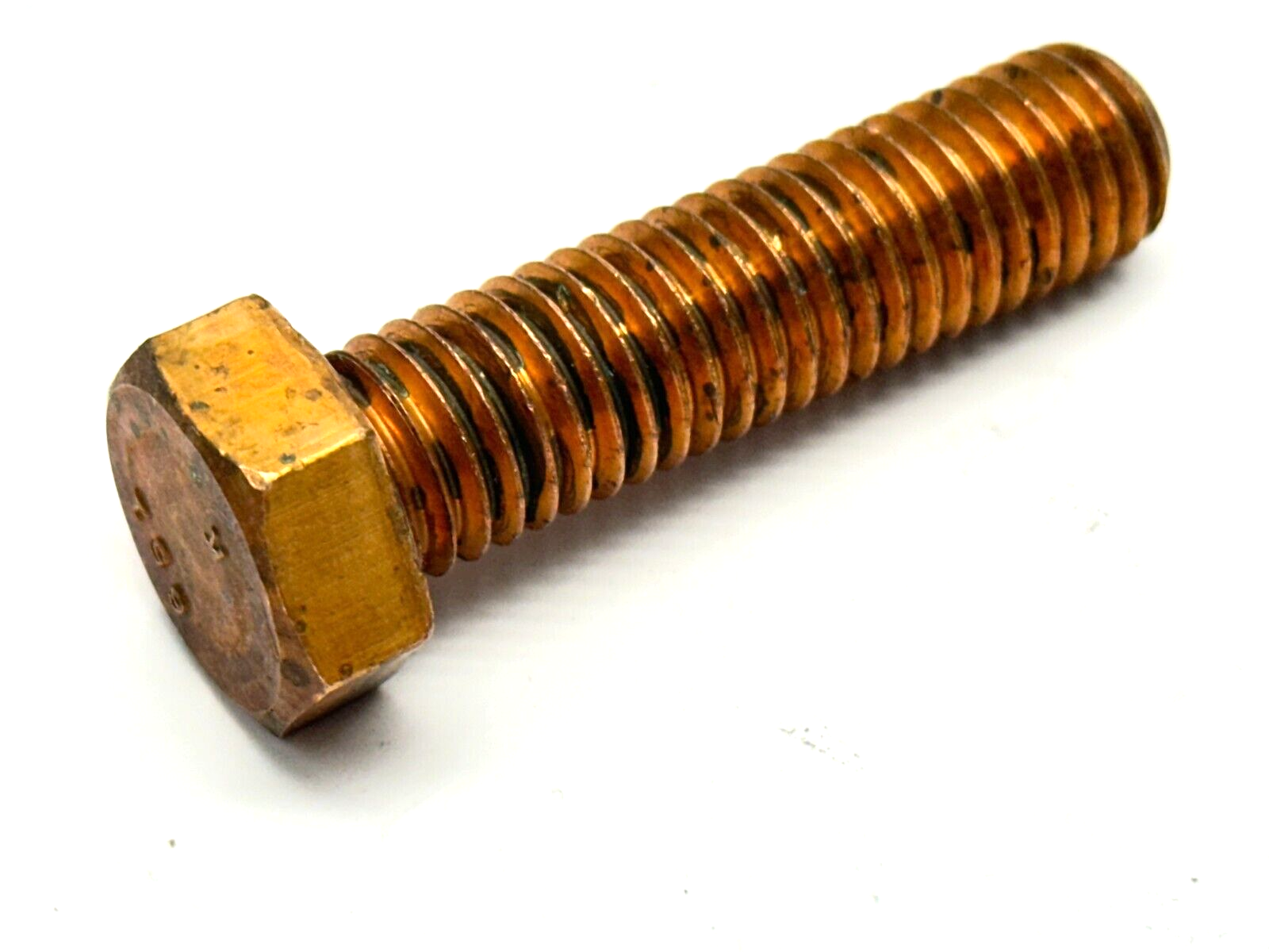 Machine Bolt 1/2"-13 Hex Head 2" Length Silicon Bronze LOT OF 5 - Maverick Industrial Sales