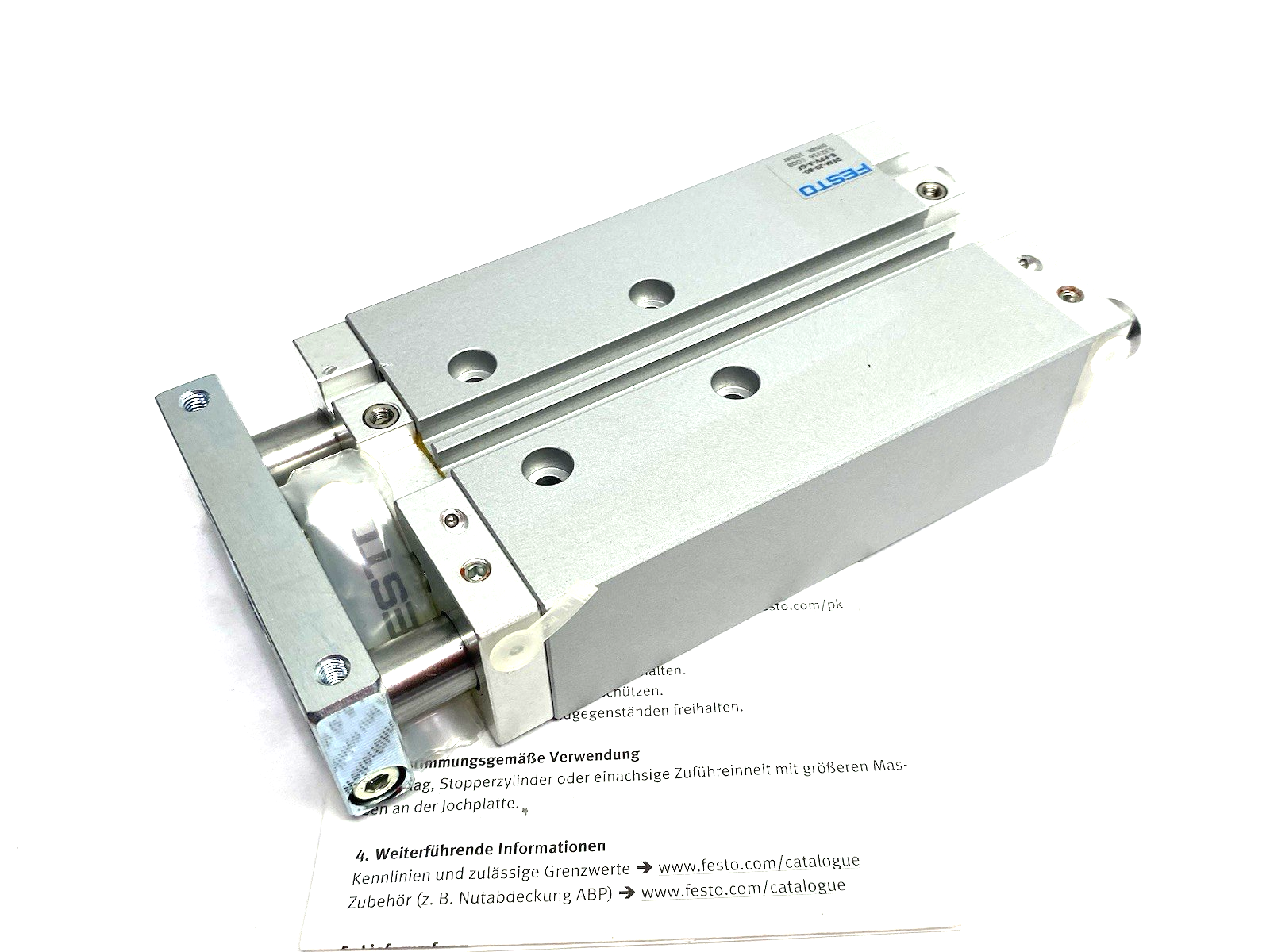 DFM-20-80-B-PPV-A-GF | Festo Guided Drive Cylinder 80mm Stroke 20mm Bore 8161416 - New – Open box - Maverick Industrial Sales