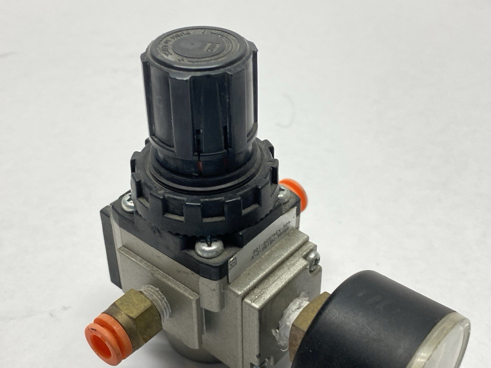 AR20K-N01BG-Z-X406-X34US50-100 | SMC Pneumatic Pressure Regulator w/ Gauge - Used - Maverick Industrial Sales