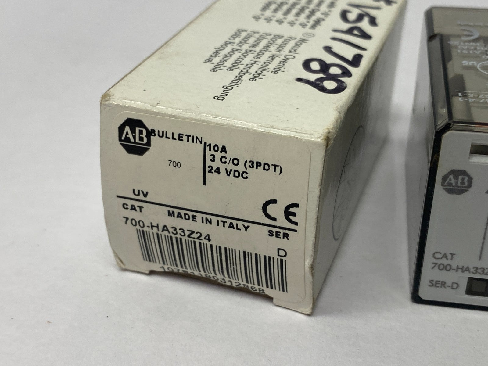 Allen Bradley 700-HA33Z24 Ser. D Direct Plug-In Relay 10A 3 C/O 24VDC - Maverick Industrial Sales