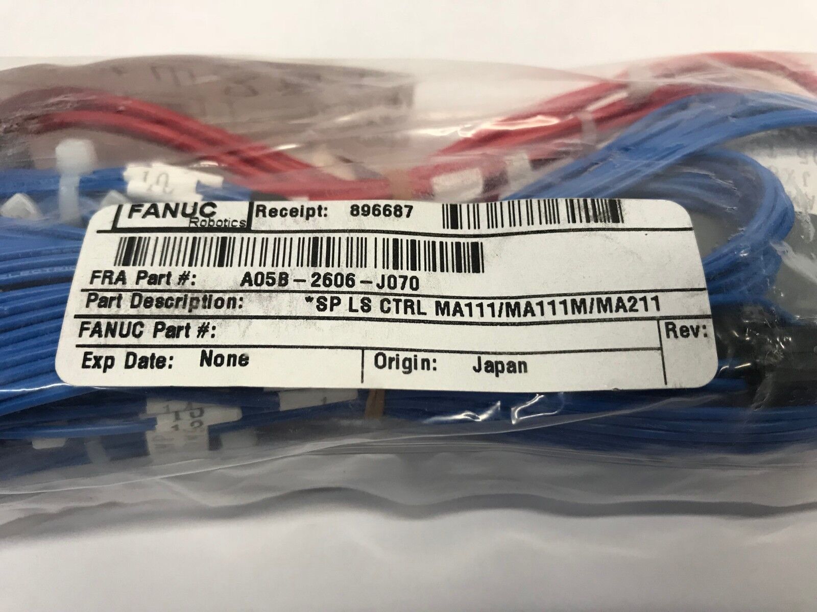 Fanuc A05B-2606-J070 Cable Set - Maverick Industrial Sales
