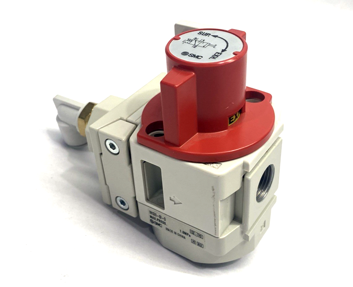 SMC VHS30-03-D 3-Port Pneumatic Pressure Relief Hand Valve - Maverick Industrial Sales