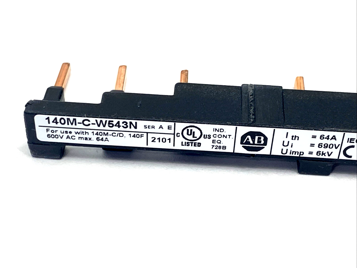 Allen Bradley 140M-C-W543N Ser. A Compact Bus Bar 64A - Maverick Industrial Sales
