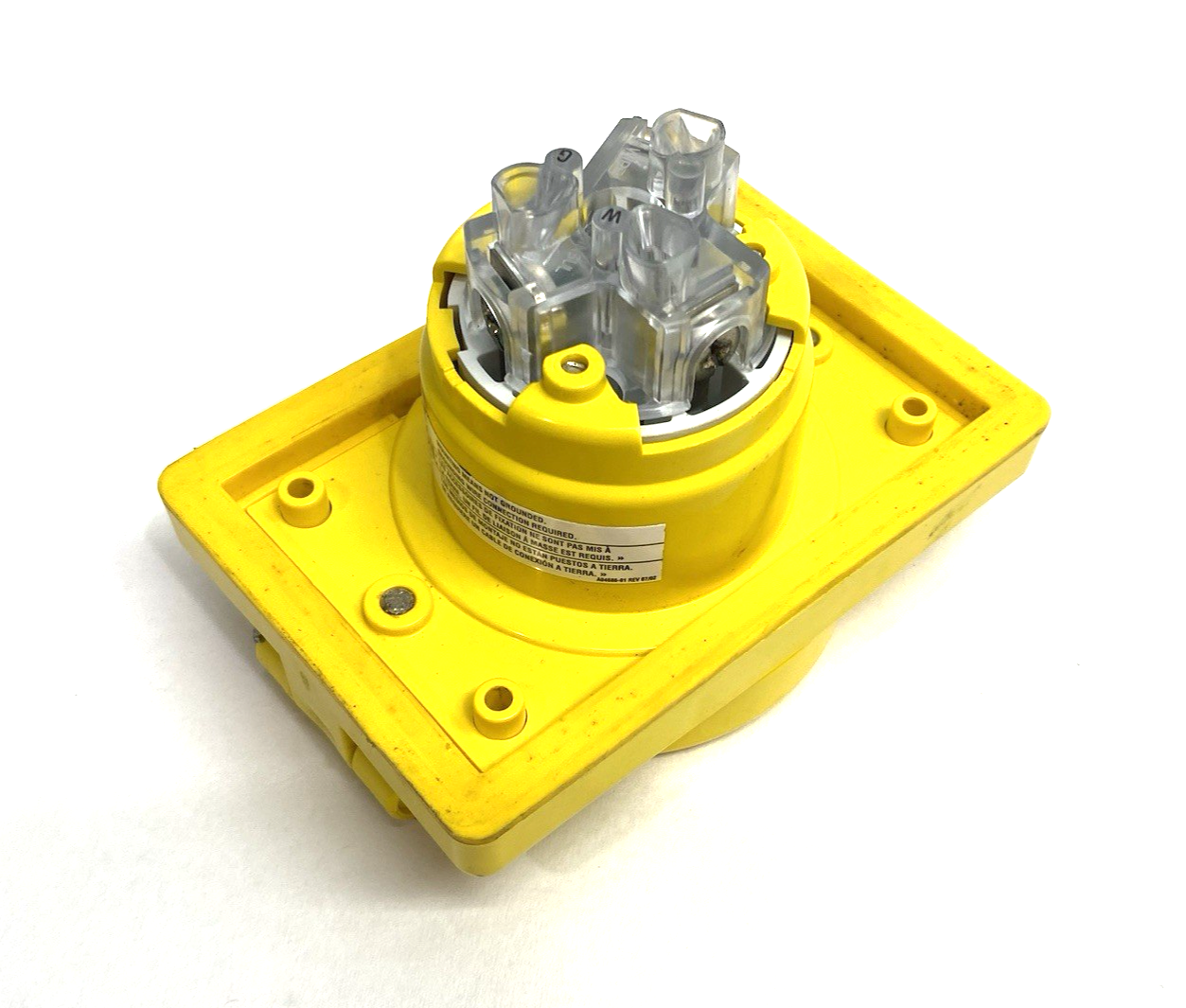 HBL69W08 | Hubbell Watertight Device Twist-Lock® Receptacle with Lift Cover - Used - Maverick Industrial Sales