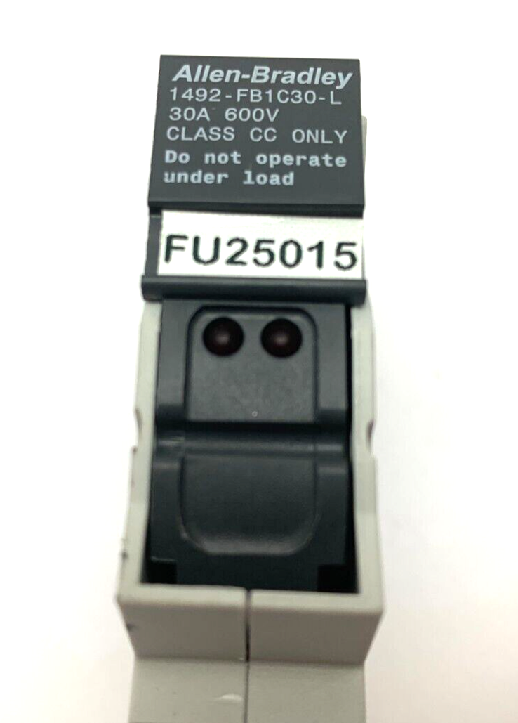 Allen Bradley 1492-FB1C30-L Ser. B Fuse Holder Class CC 30A 1P 110-600V - Maverick Industrial Sales