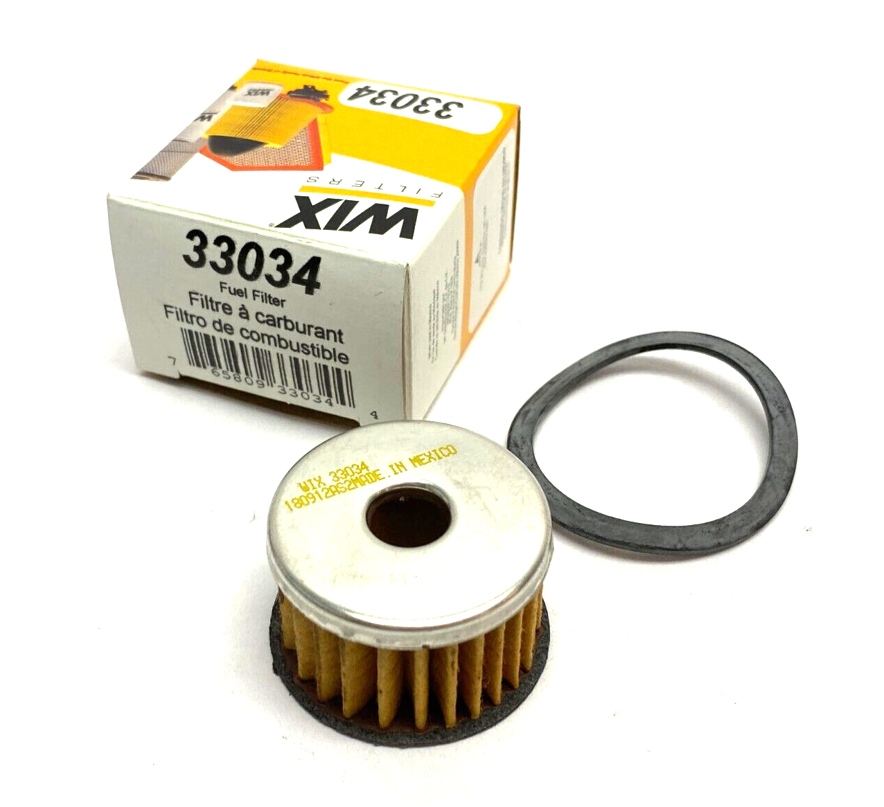 WIX Filters 33034 Fuel Cartridge Canister Filter 1.670 OD 0.455 ID - Maverick Industrial Sales