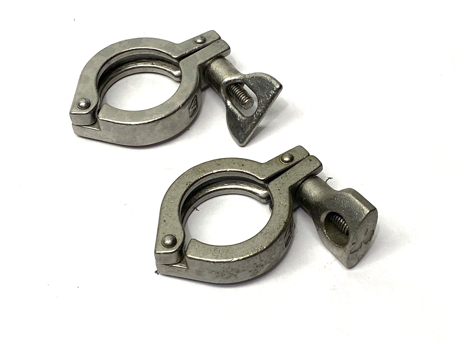 A3 1-3/4" Single Hinge Heavy Duty Steel Pipe Clamp LOT OF 2 - Maverick Industrial Sales