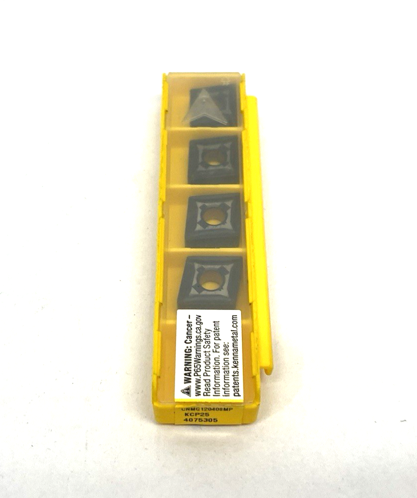 Kennametal CNMG120408MP Kenloc™ Negative Insert 4075305 PKG OF 4 - Maverick Industrial Sales