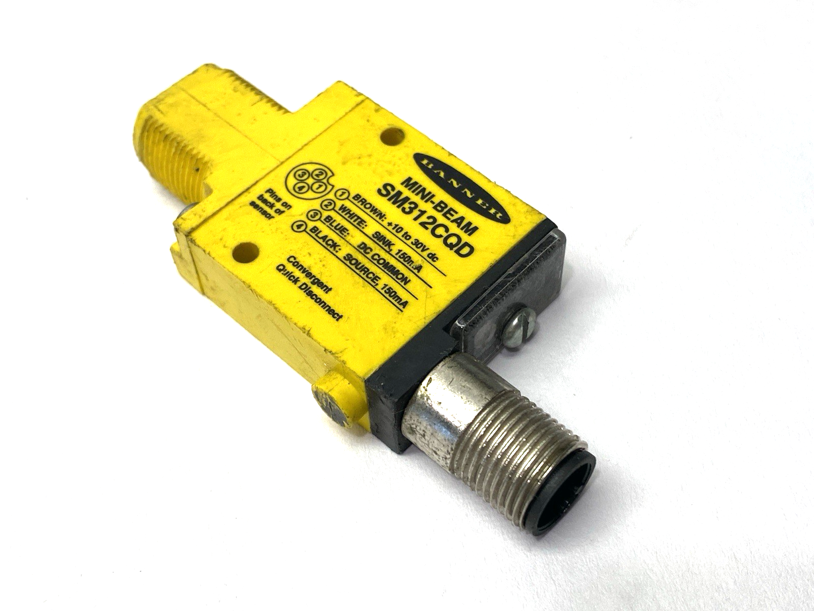 SM312CQDC | Banner Mini-Beam Photoelectric Sensor 4-Pin M12 29184 - Used - Maverick Industrial Sales