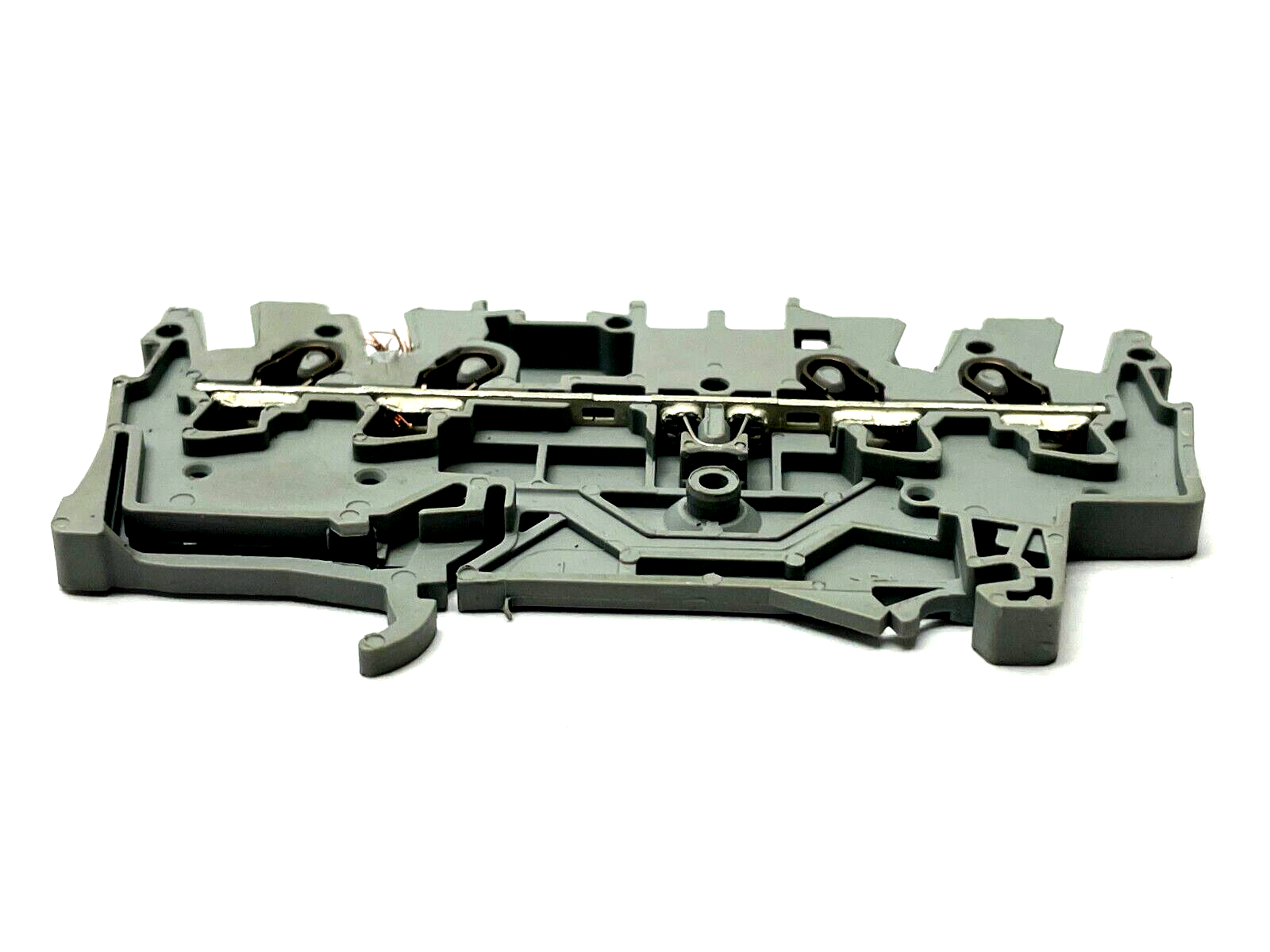 Wago 2001-1401 Terminal Blocks 4 Position Feed Through Gray 14-18 AWG LOT OF 4 - Maverick Industrial Sales