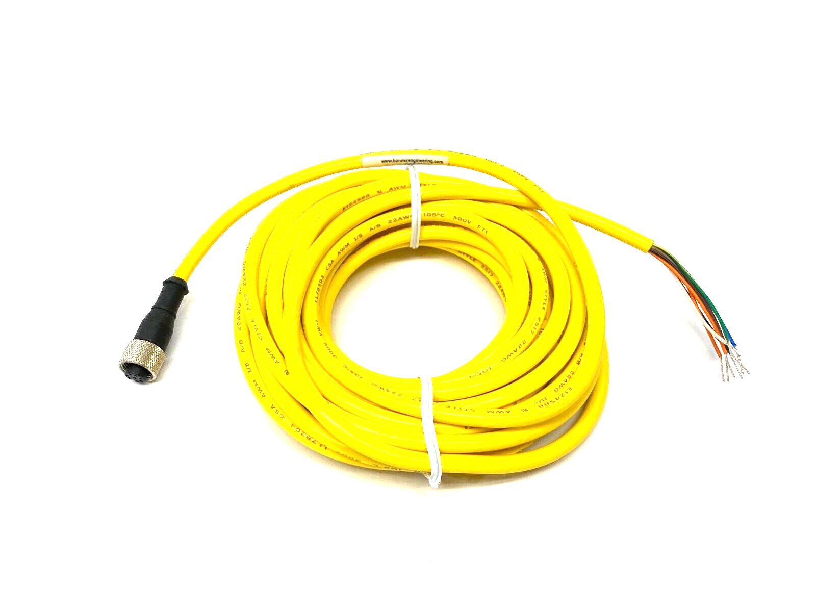 Banner QDE-825D Single Ended Cordset M12 8-Pin Female 70884 - Maverick Industrial Sales