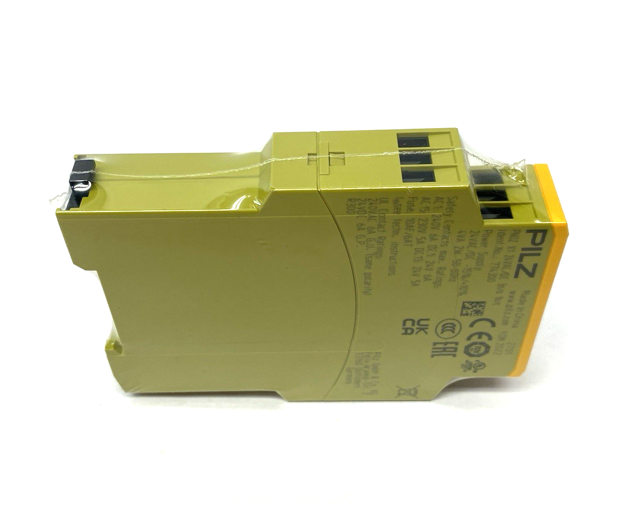 Pilz 774300 Standalone Safety Relay 1-Channel Input, PNOZ X1 24VAC/DC 3n/o 1n/c - Maverick Industrial Sales